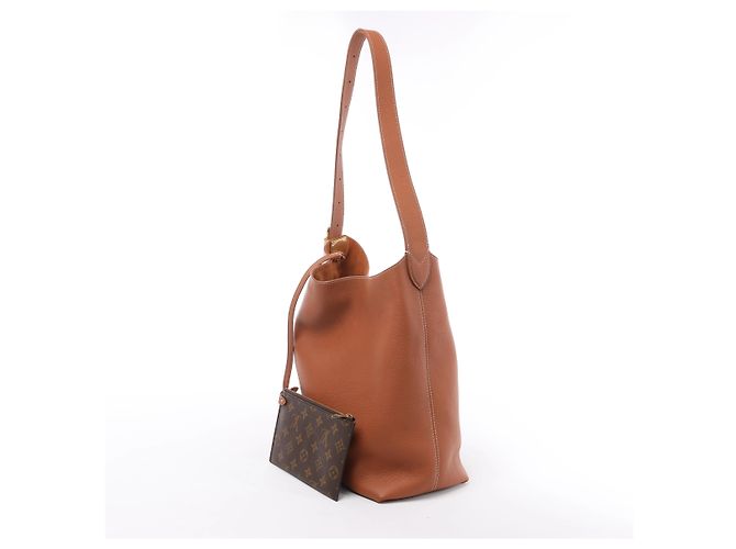 Borsa a tracolla Louis Vuitton Padlock Lowkey Hobo MM in marrone M24974 - vista 2