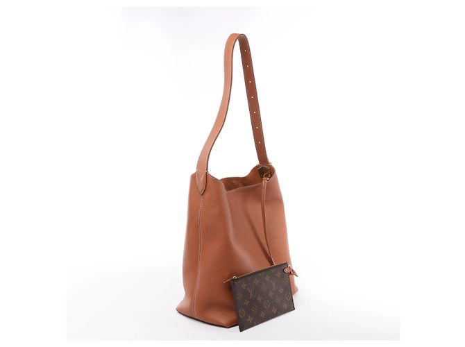 Borsa a tracolla Louis Vuitton Padlock Lowkey Hobo MM in marrone M24974 - vista 4