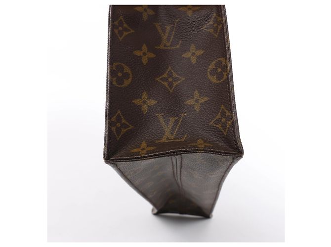 Louis Vuitton Sac Plat Monogram Handbag in Brown M51140 - vista 10