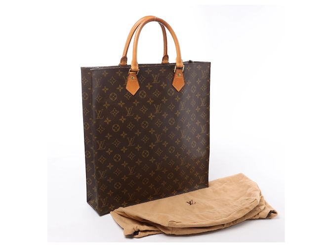 Louis Vuitton Sac Plat Monogram Handbag in Brown M51140 - vista 15