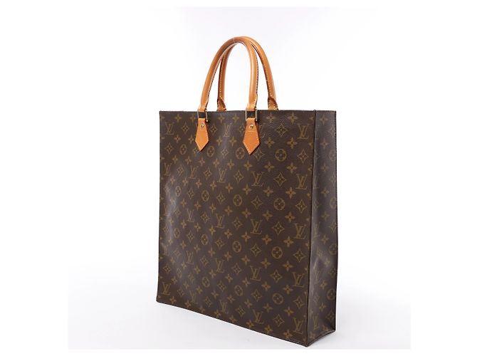 Louis Vuitton Sac Plat Monogram Handbag in Brown M51140 - vista 2