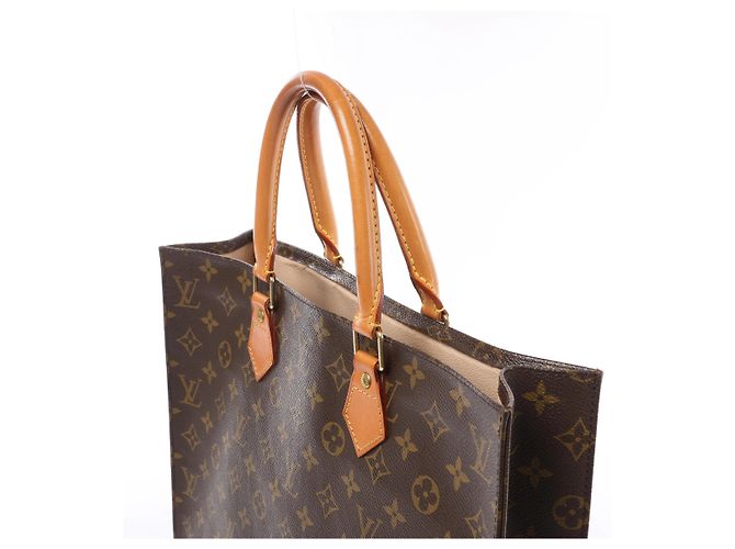 Louis Vuitton Sac Plat Monogram Handbag in Brown M51140 - vista 5