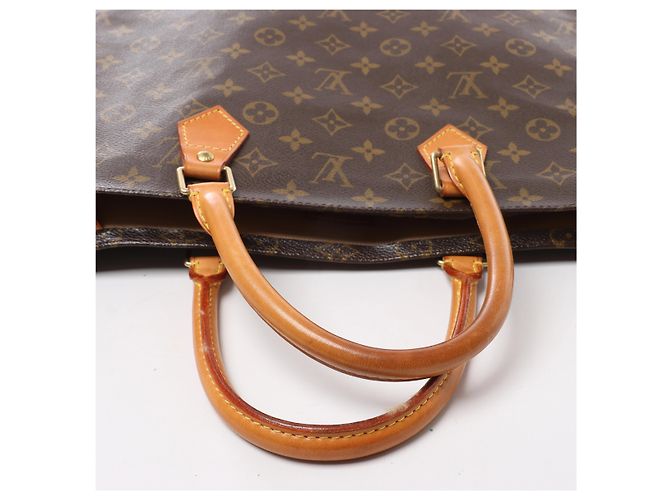 Louis Vuitton Sac Plat Monogram Handbag in Brown M51140 - vista 7