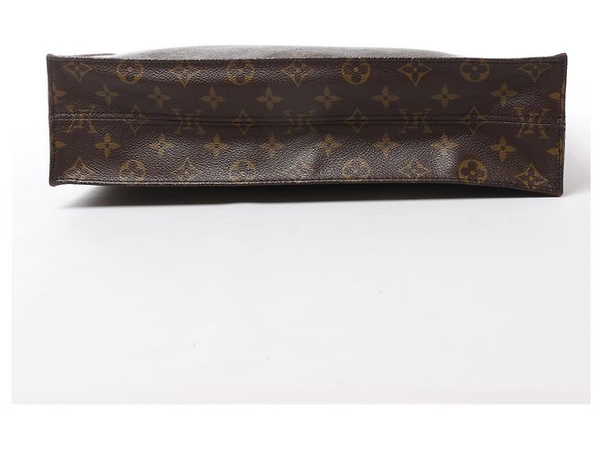 Louis Vuitton Sac Plat Monogram Handbag in Brown M51140 - vista 8
