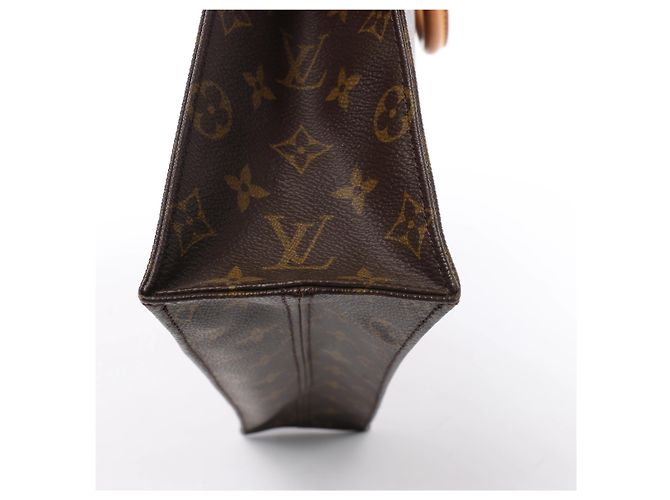 Louis Vuitton Sac Plat Monogram Handbag in Brown M51140 - vista 9
