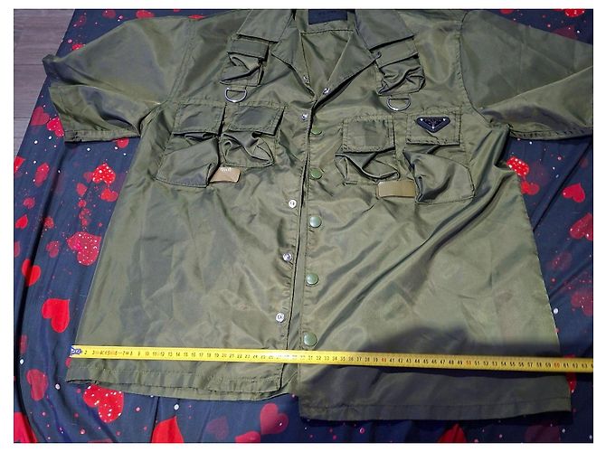 Prada Re-Nylon Utility-Hemd Kurzarm - Ansicht 10