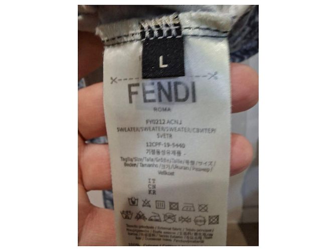 Fendi FF Monogram T-Shirt aus Baumwolle - Ansicht 4
