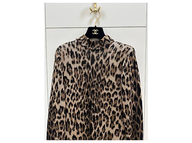 Autre Marque Balmain Paris Leopard Strickkleid Sz.38 gebraucht - Ansicht 2
