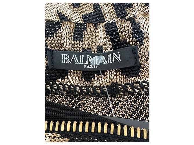 Autre Marque Balmain Paris Leopard Strickkleid Sz.38 gebraucht - Ansicht 5