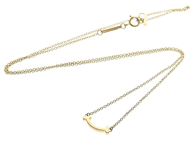 Autre Marque Collana Tiffany T Smile Micro Size in oro rosa (18K) - vista 12