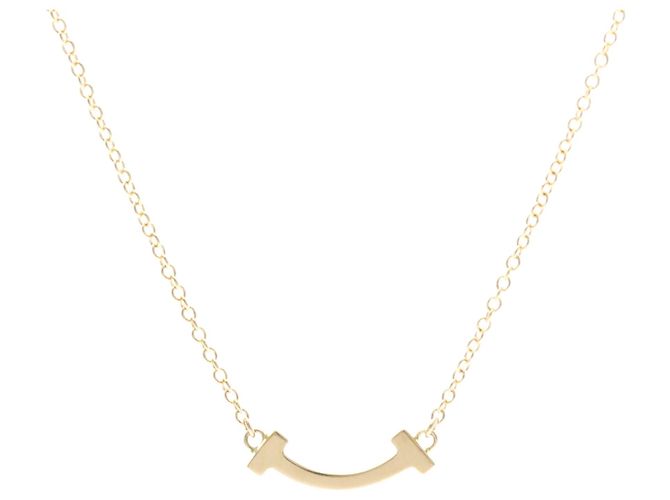 Autre Marque Collana Tiffany T Smile Micro Size in oro rosa (18K) - vista 2
