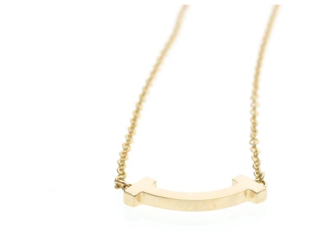 Autre Marque Collana Tiffany T Smile Micro Size in oro rosa (18K) - vista 4