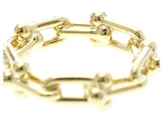 Autre Marque Anello Tiffany Hardware a piccoli anelli in oro giallo 18K - vista 7