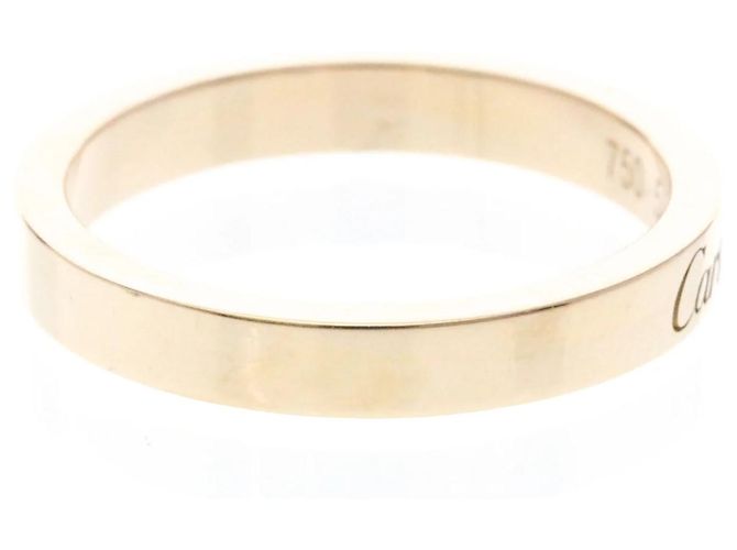 Anello C de Cartier in oro rosa - vista 4