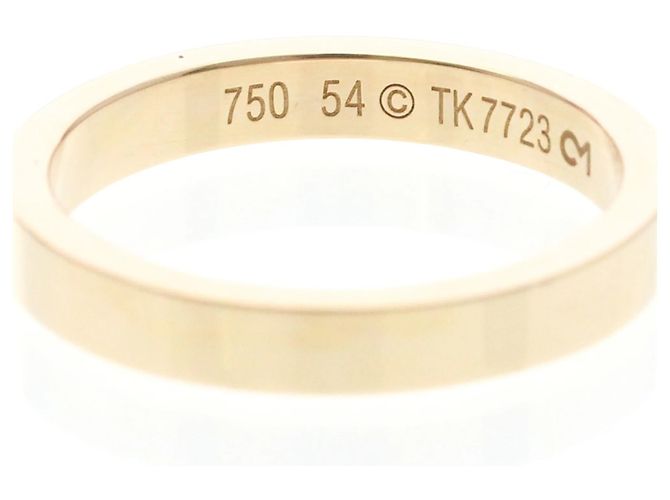 Anello C de Cartier in oro rosa - vista 7