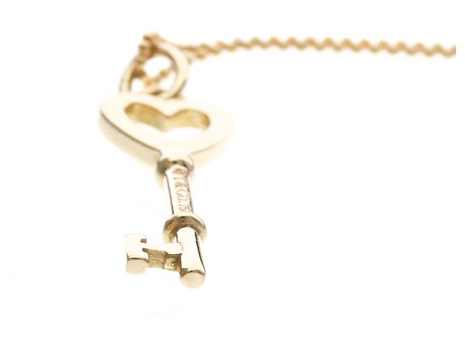 Autre Marque Collana Tiffany Heart Key in oro rosa - vista 4