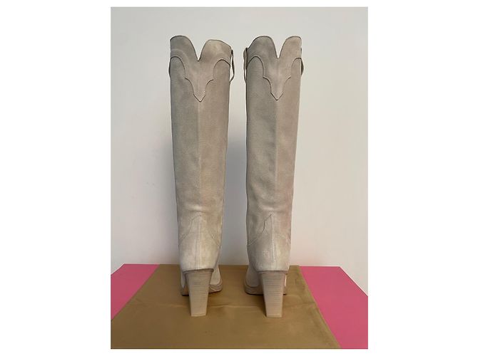 Botas Santiags El Dorado Paris Texas de ante - vista 5