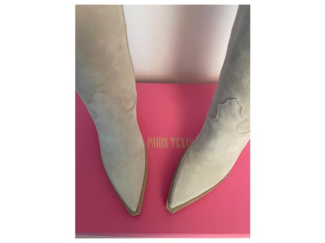 Botas Santiags El Dorado Paris Texas de ante - vista 7