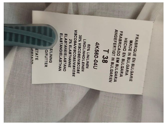 Blazer Caroll gris de lino y viscosa - vista 3