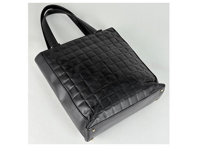 Borsa Tote Chanel in pelle nera - vista 2