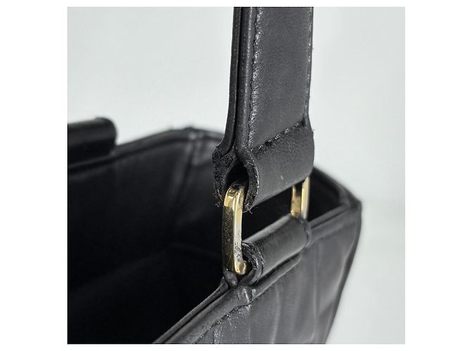 Borsa Tote Chanel in pelle nera - vista 6