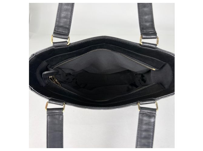 Borsa Tote Chanel in pelle nera - vista 8