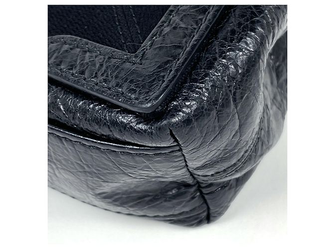 Borsa a mano Balenciaga in pelle nera - vista 3