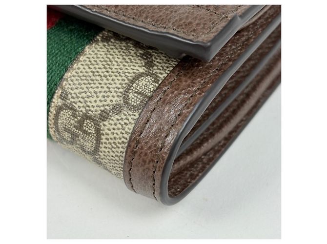 Cartera bi-fold Gucci Ophidia GG Supreme - vista 3