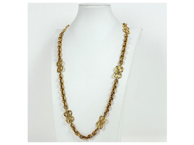 Collana Chanel Coco Mark Oro - vista 6