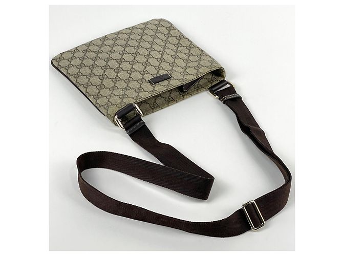 Borsa a tracolla Gucci Beige Brown - vista 5