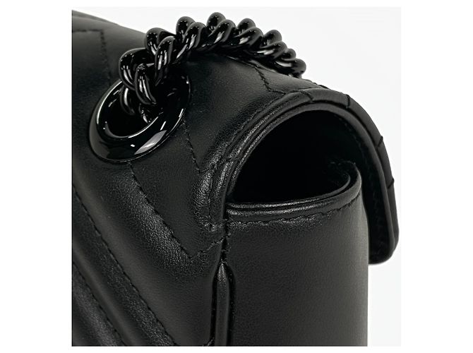 Borsa a tracolla Gucci GG Marmont in pelle - vista 4
