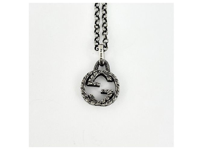 Gucci Silver Interlocking G Halskette - Ansicht 2