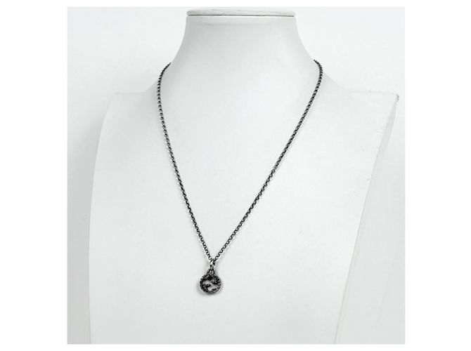 Gucci Silver Interlocking G Halskette - Ansicht 4