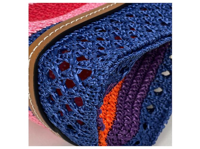 mala Gucci Interlocking G em ráfia - vista 3