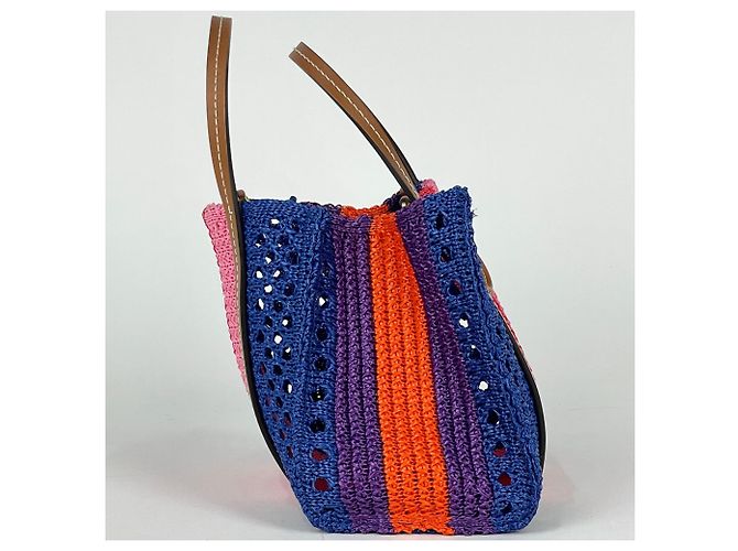 mala Gucci Interlocking G em ráfia - vista 5