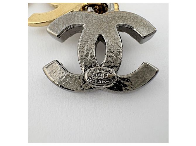 Collana Chanel Gold Rhinestone - vista 4