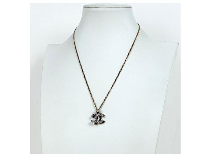 Collana Chanel Gold Rhinestone - vista 5