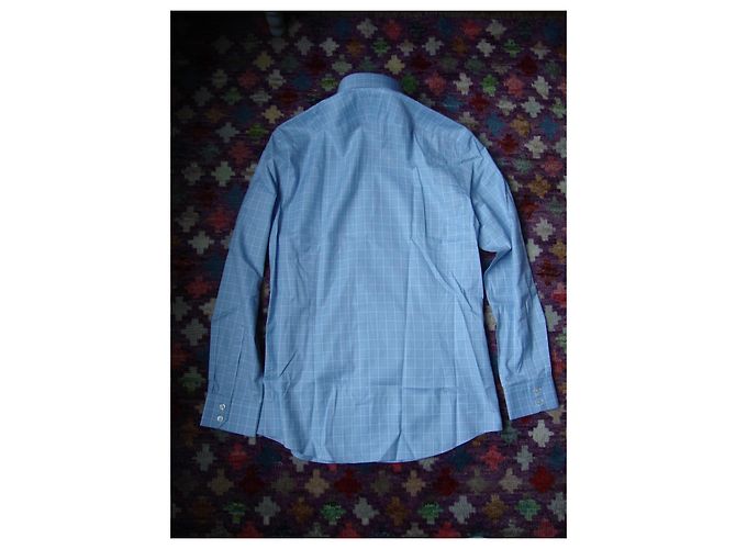 Autre Marque Camicia Charles Tyrwhitt in cotone a quadretti blu chiaro - vista 2