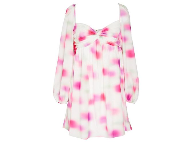 Autre Marque Mini abito AMUR Marlow Empire - Rosa e Bianco - vista 4