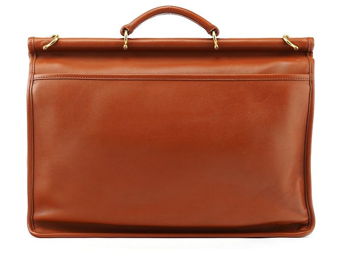 Coach Borsa briefcase 2-Way Beekman in pelle Tan 5266 - vista 3