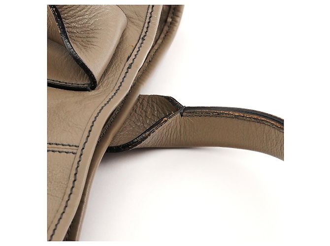 Chloé Borsa Tote Gladys in pelle Greige Autunno 2006 - vista 11