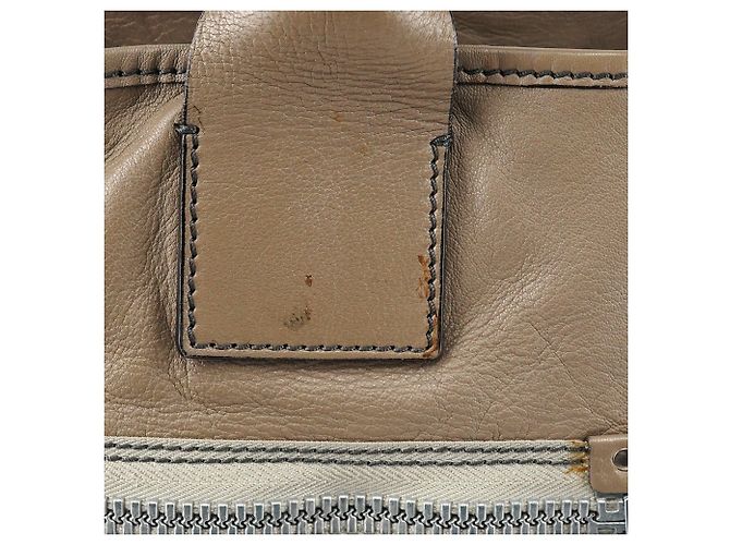 Chloé Borsa Tote Gladys in pelle Greige Autunno 2006 - vista 12