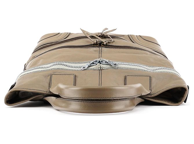 Chloé Borsa Tote Gladys in pelle Greige Autunno 2006 - vista 4