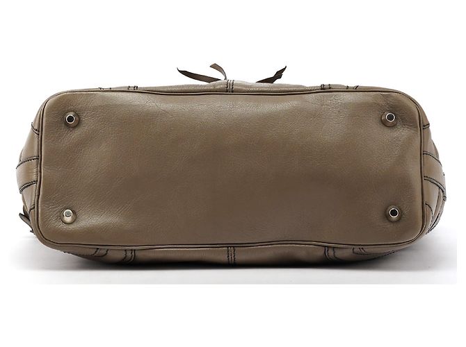 Chloé Borsa Tote Gladys in pelle Greige Autunno 2006 - vista 5