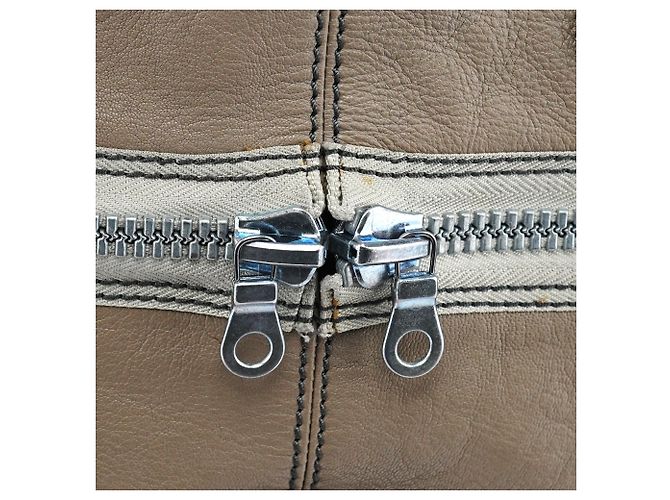 Chloé Borsa Tote Gladys in pelle Greige Autunno 2006 - vista 7