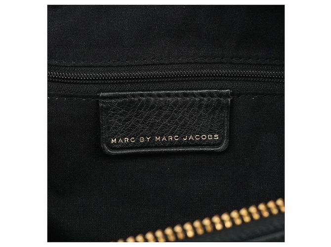 Marc by Marc Jacobs Borsa 2-Way Classic Q in pelle nera - vista 11