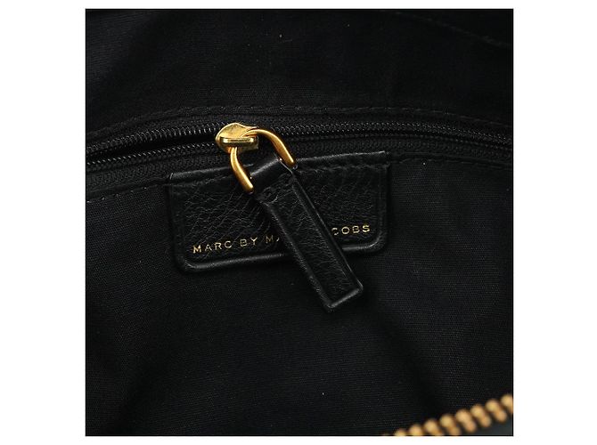 Marc by Marc Jacobs Borsa 2-Way Classic Q in pelle nera - vista 12