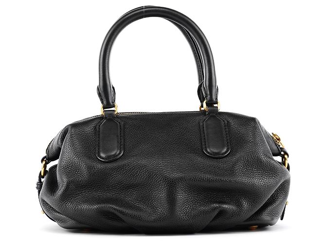 Marc by Marc Jacobs Borsa 2-Way Classic Q in pelle nera - vista 3