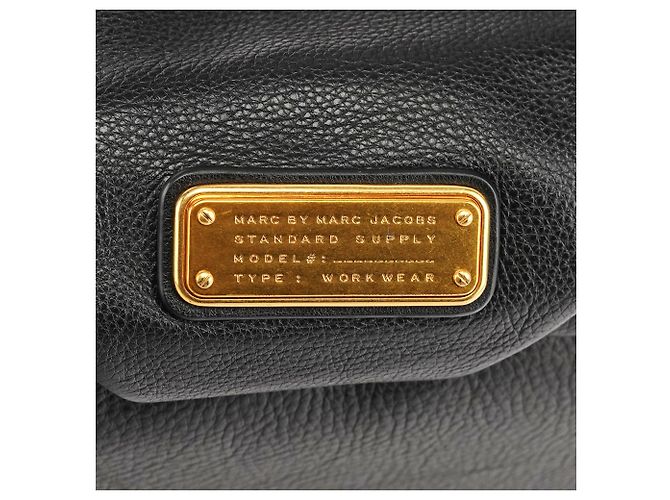 Marc by Marc Jacobs Borsa 2-Way Classic Q in pelle nera - vista 6
