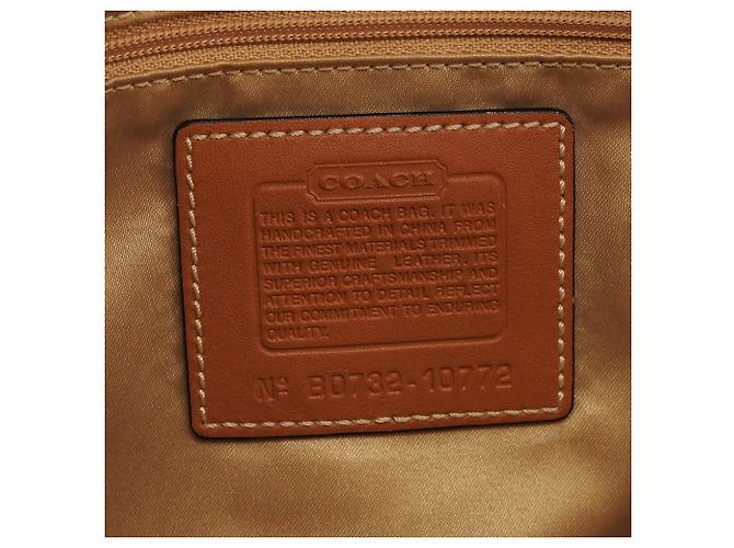 Coach 10772 Borsa a Tracolla Signature Canvas Beige Tan - vista 10